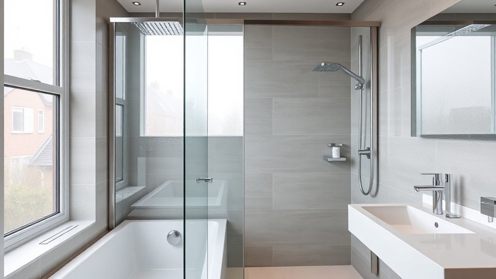 Semi-Frameless Shower Screens Bayswater